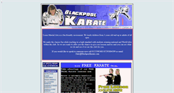 Desktop Screenshot of blackpoolkarate.com